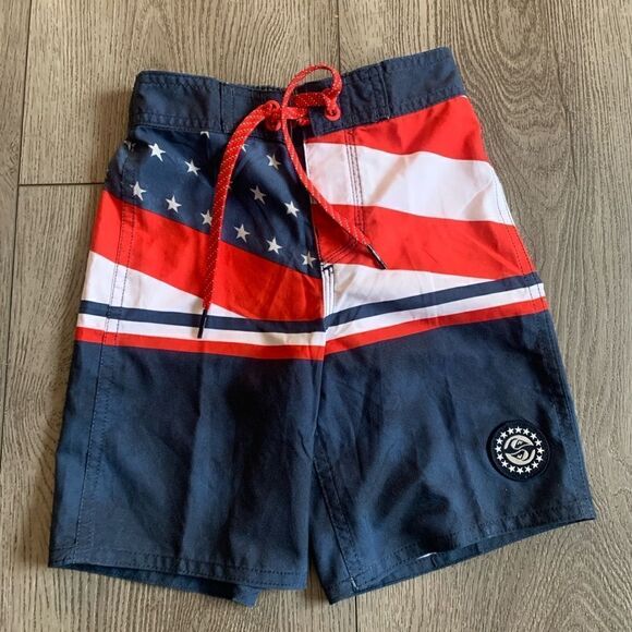 Quicksilver boys swim trunks with no underwear lining - Picture 1 of 3